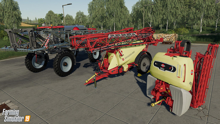 The lineup of HARDI sprayers featured in Farming Simulator 2019 The lineup of HARDI sprayers featured in Farming Simulator 2019